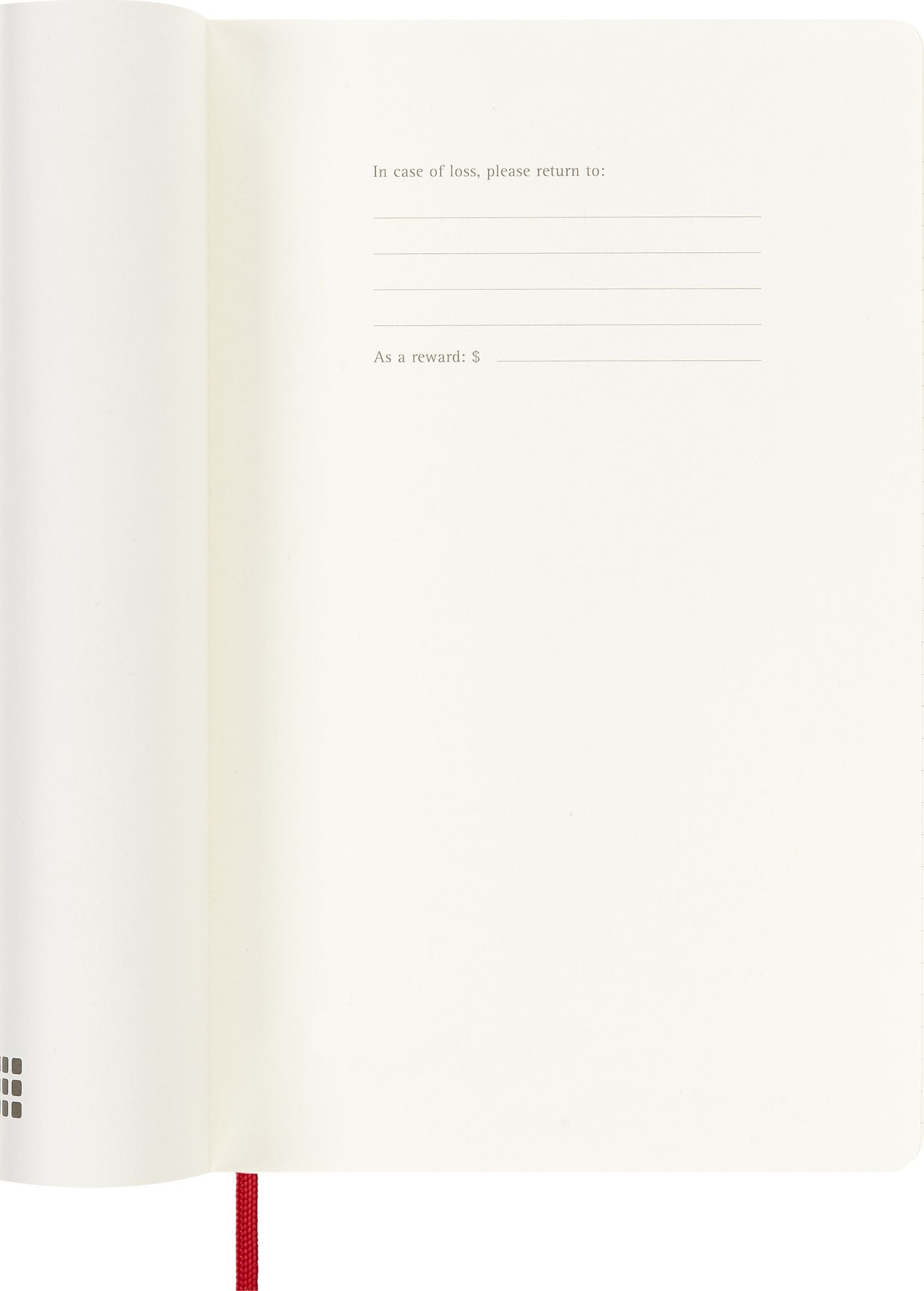 2025 Moleskine Scarlet Red Soft Cover Weekly Planner