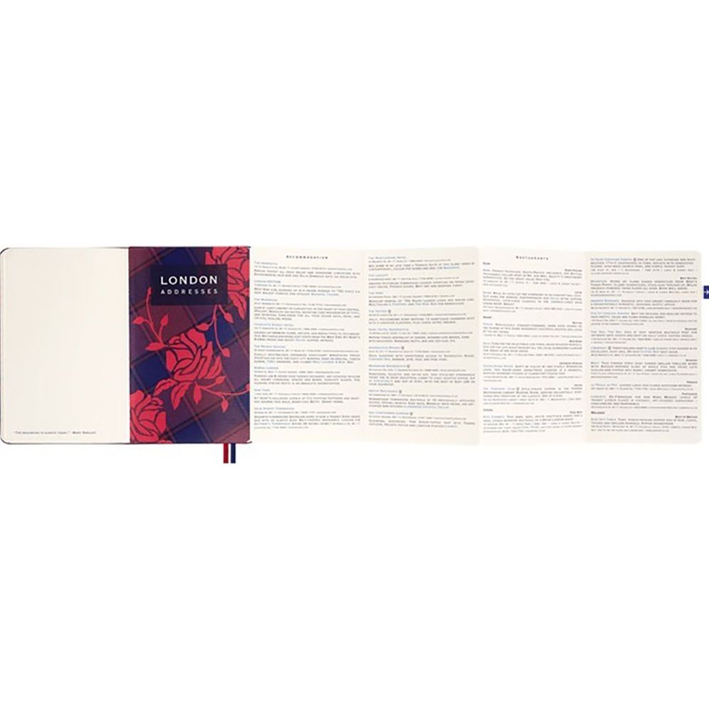 LUXE x Moleskine - London City Travel Guide Notebook, Pocket (3.5" x 5.5"), 112 pages