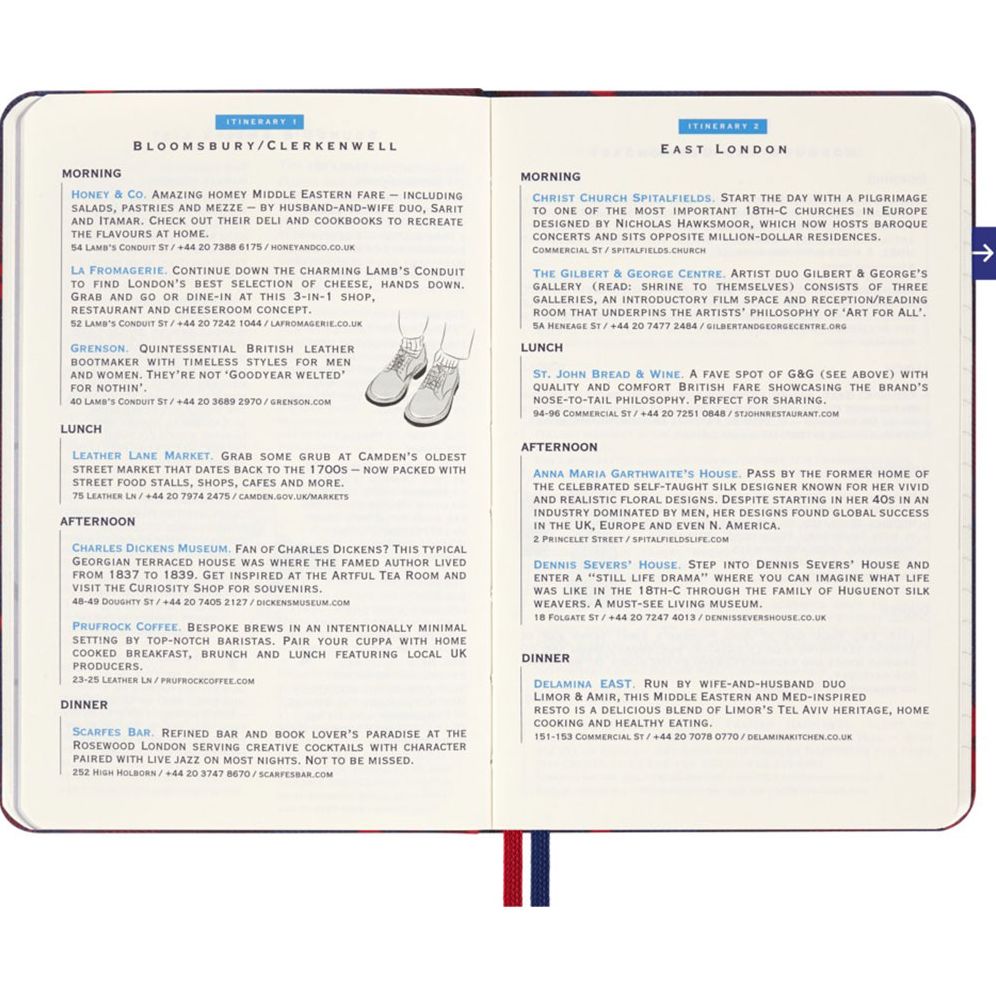 LUXE x Moleskine - London City Travel Guide Notebook, Pocket (3.5" x 5.5"), 112 pages