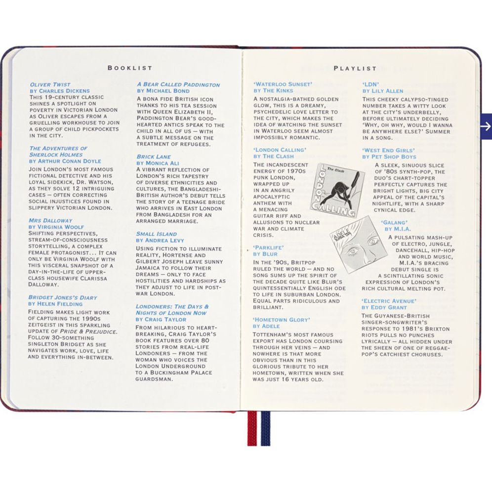 LUXE x Moleskine - London City Travel Guide Notebook, Pocket (3.5" x 5.5"), 112 pages