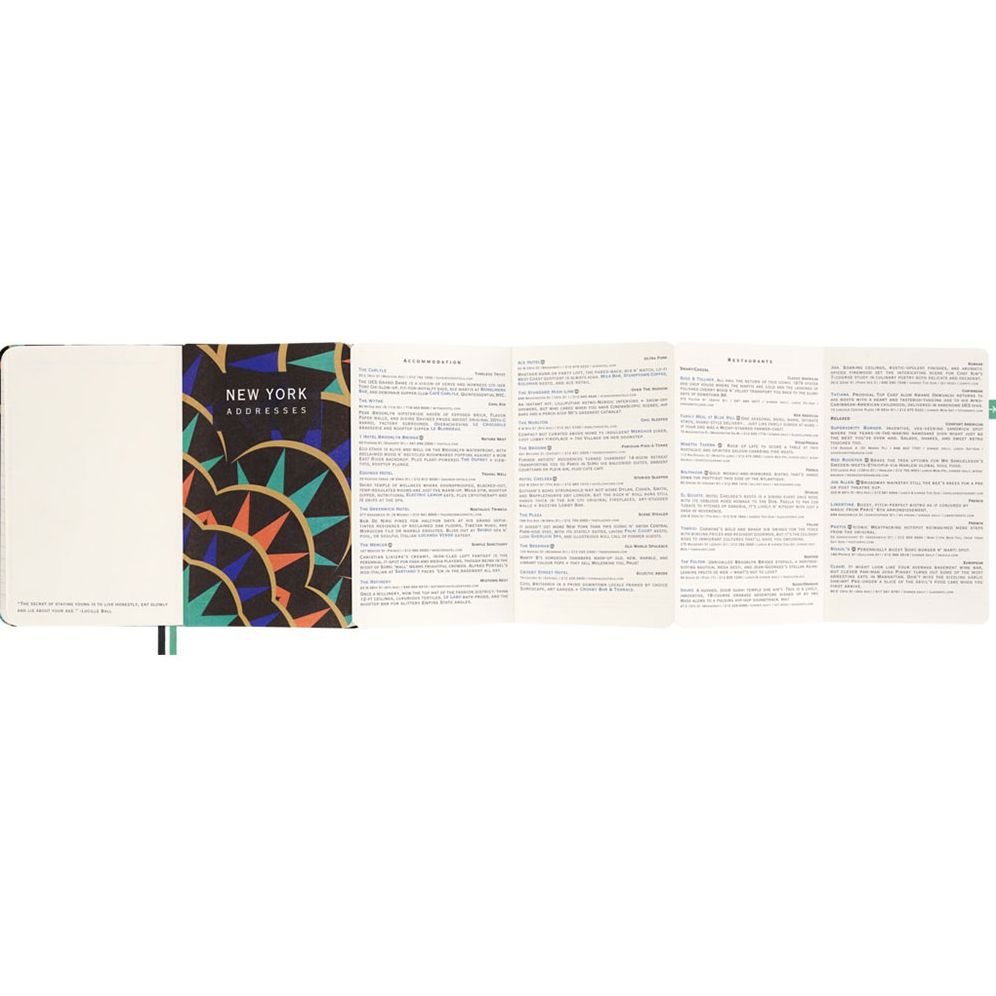 LUXE x Moleskine - New York City Travel Guide Notebook, Pocket (3.5" x 5.5"), 112 pages