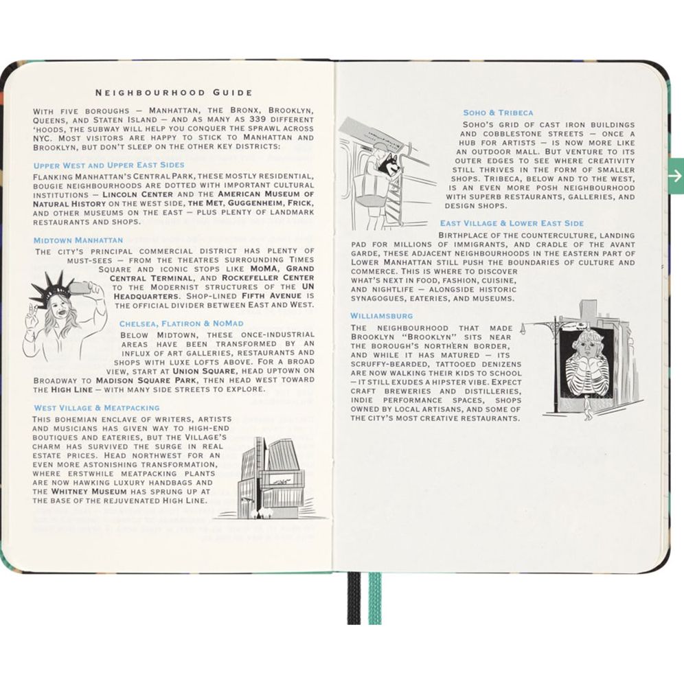 LUXE x Moleskine - New York City Travel Guide Notebook, Pocket (3.5" x 5.5"), 112 pages