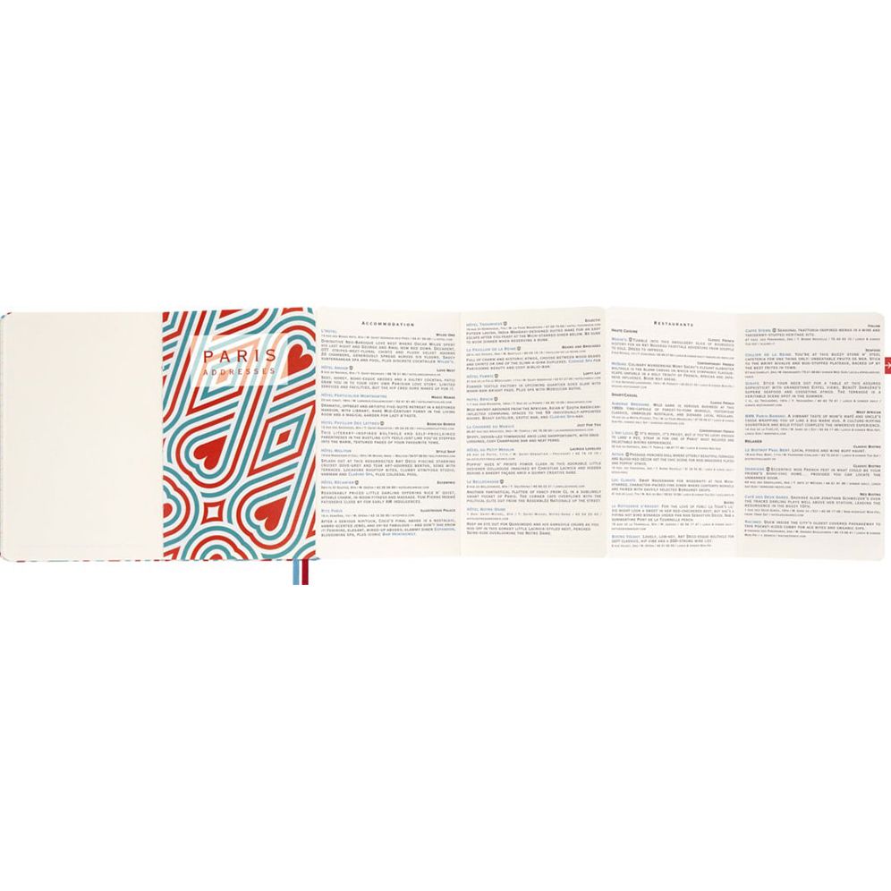 LUXE x Moleskine - Paris City Travel Guide Notebook, Pocket (3.5" x 5.5"), 112 pages