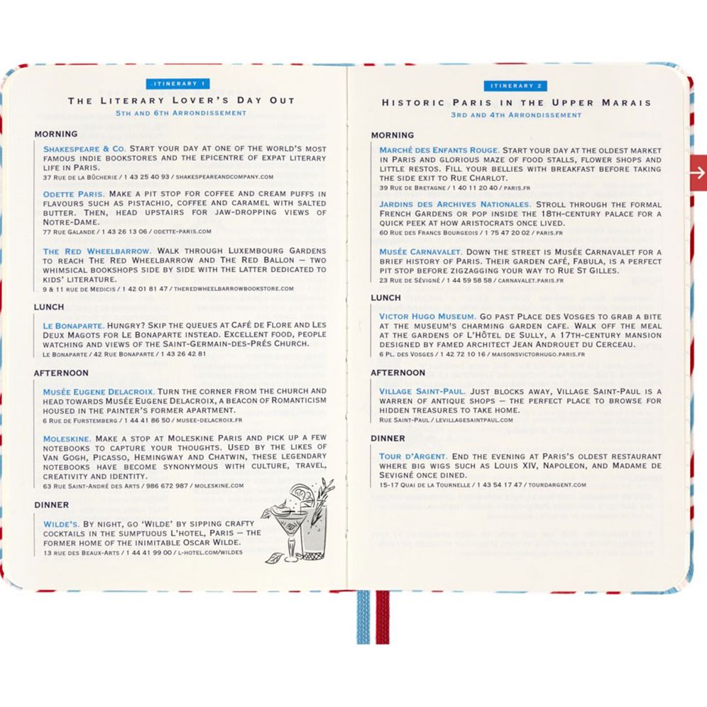 LUXE x Moleskine - Paris City Travel Guide Notebook, Pocket (3.5" x 5.5"), 112 pages