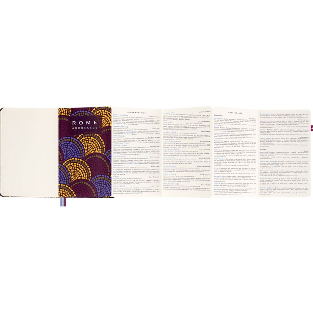 LUXE x Moleskine - Rome City Travel Guide Notebook, Pocket (3.5" x 5.5"), 112 pages