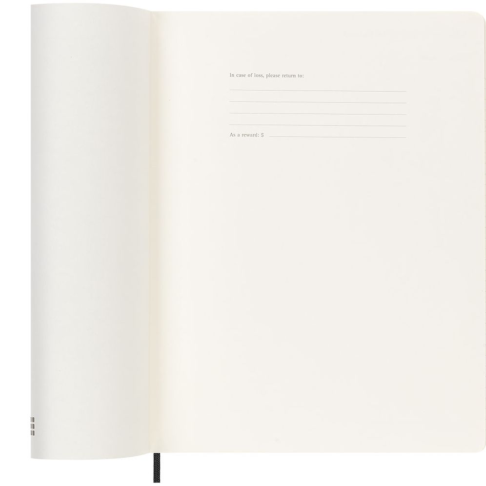 2025-2026 18M Black XL Softcover Weekly Planner