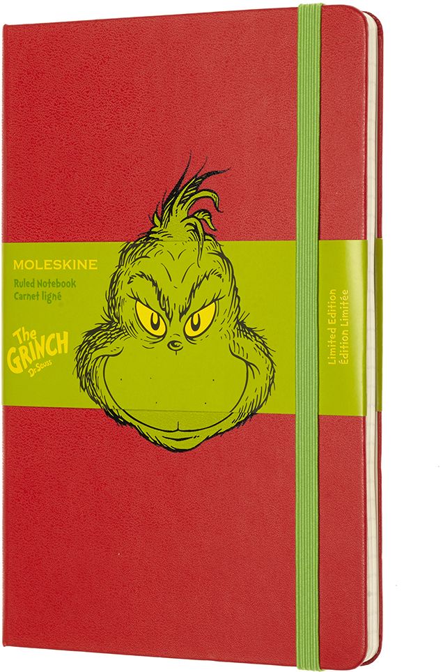 Moleskine Limited Edition Dr. Seuss, Large, Ruled, Red, Hard Cover (5 x 8.25)