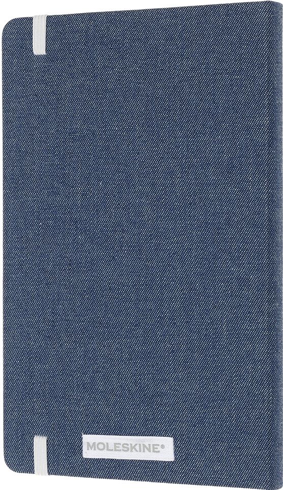 Moleskine Limited Collection Denim Notebook, Large, Ruled, Blue, Don't Handle, Hard Cover (5 x 8.25)