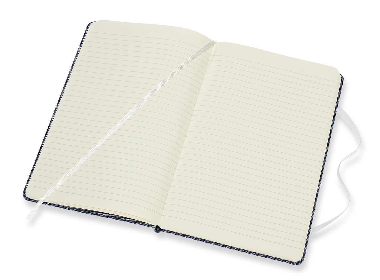 Moleskine Limited Collection Denim Notebook, Large, Ruled, Blue, Don't Handle, Hard Cover (5 x 8.25)