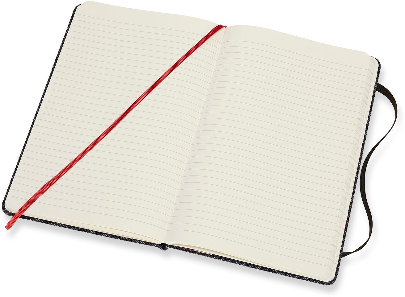 Moleskine Limited Edition Rolling Stones Notebook, Large, Ruled, Denim, Hard Cover (5 x 8.25)
