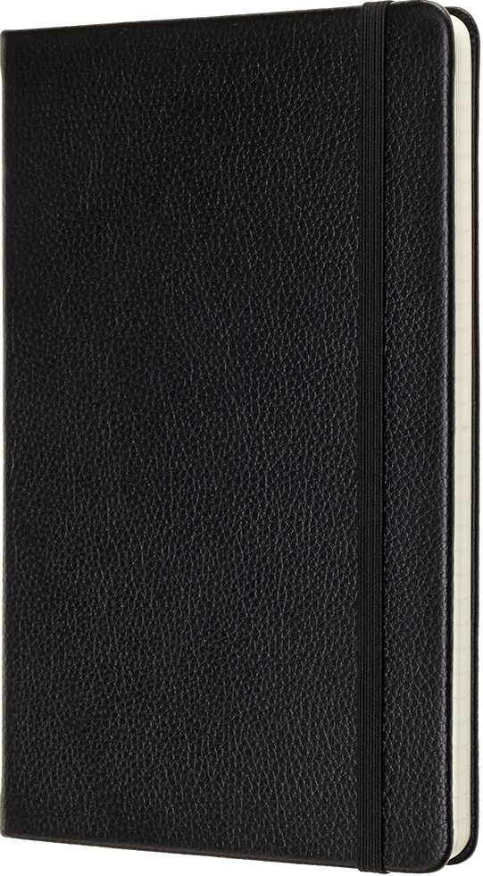 Moleskine Limited Collection Notebook Leather Large Ruled Black