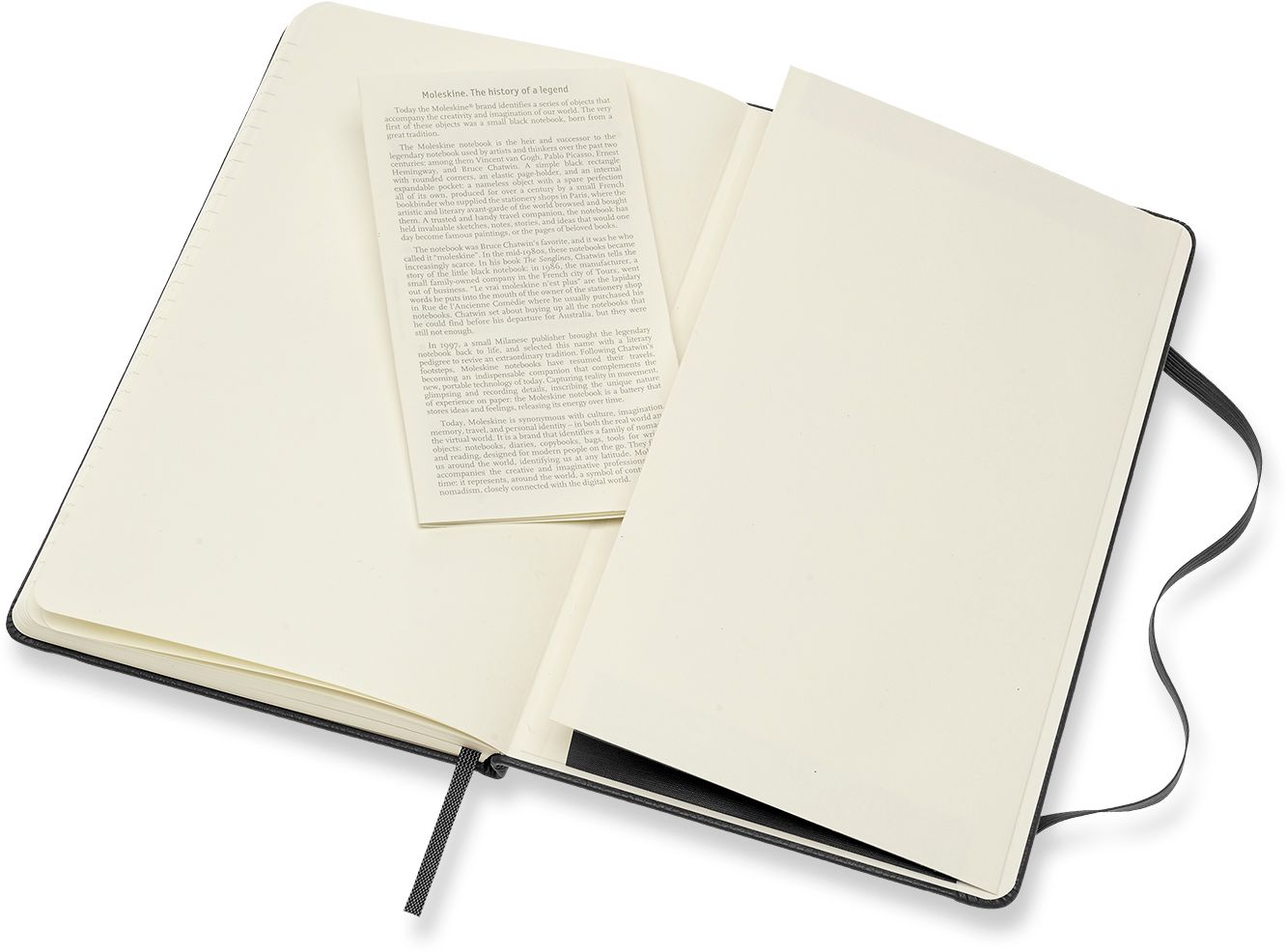 Moleskine Limited Collection Notebook Leather Large Ruled Black