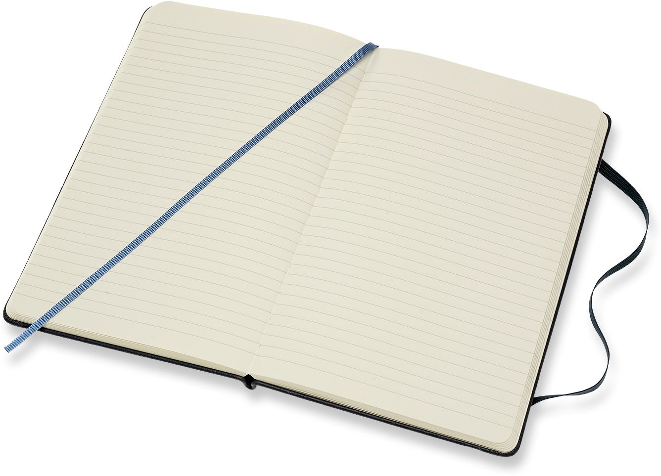 Moleskine Limited Collection Notebook Leather Large Ruled Avio Blue
