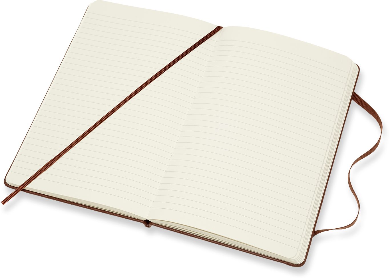 Moleskine Limited Collection Notebook Leather Large Ruled Sienna Brown