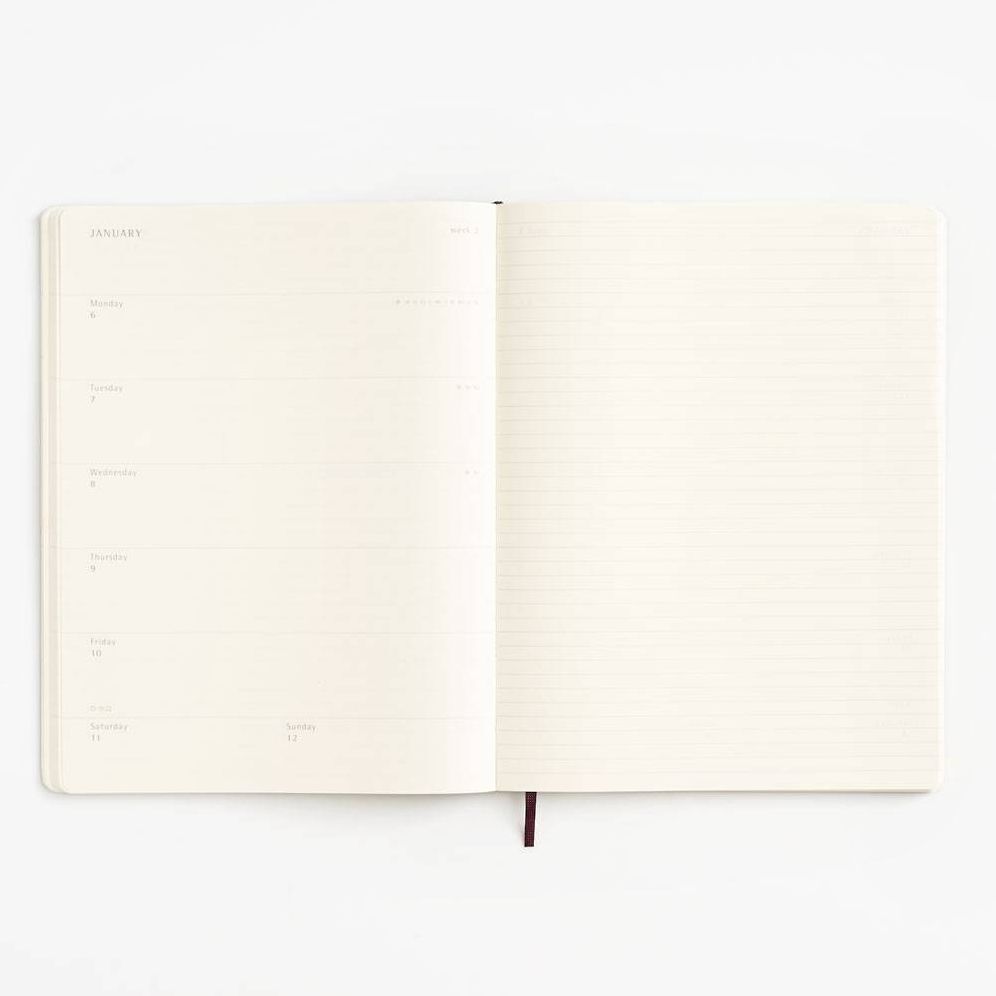 2019-2020 Weekly Black Extra Large Planner