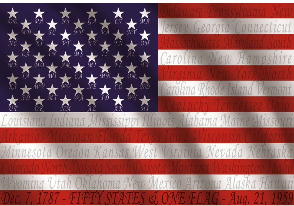 Fifty States & One Flag 1000 pc Puzzle