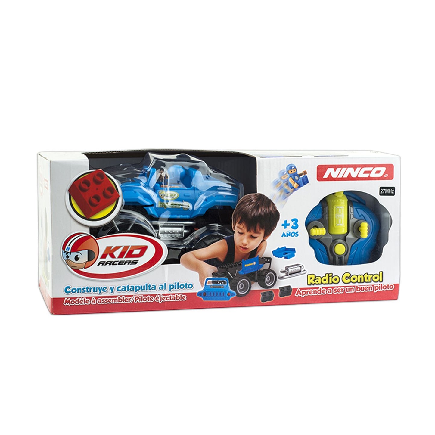 Ninco Kid Racers Build-Your-Own Impulsor RC Car - Blue