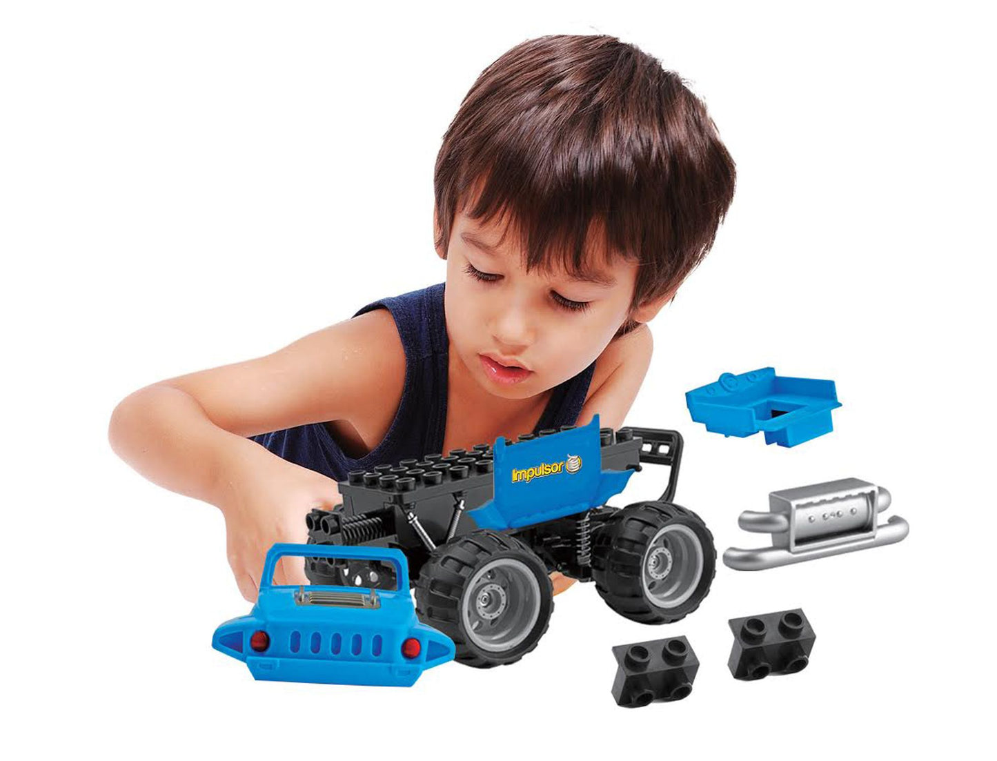 Ninco Kid Racers Build-Your-Own Impulsor RC Car - Blue