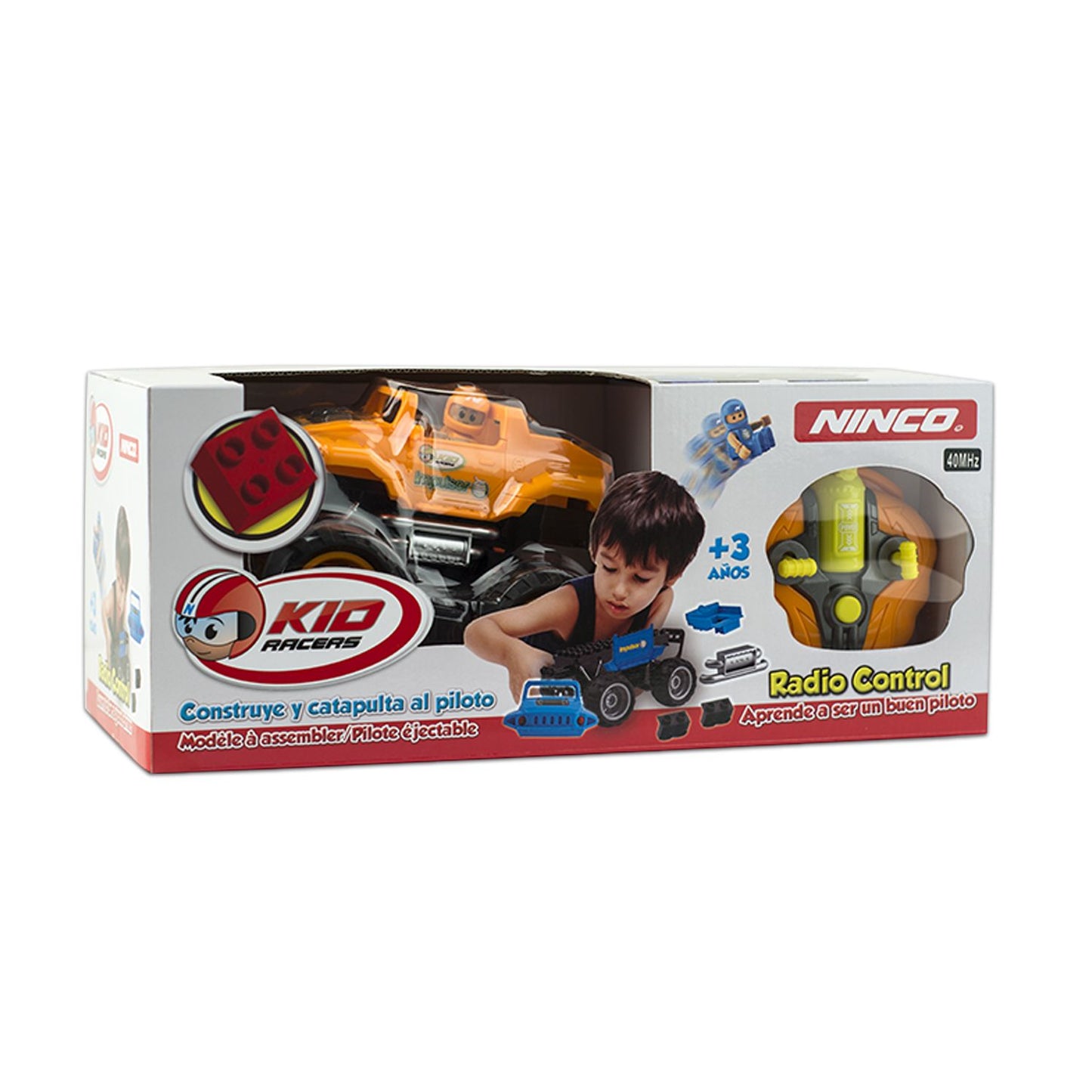 Ninco Kid Racers Build-Your-Own Impulsor RC Car - Orange