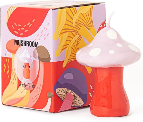 Mushroom Candle - Polka Dot