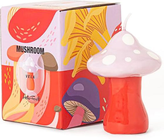 Mushroom Candle - Polka Dot