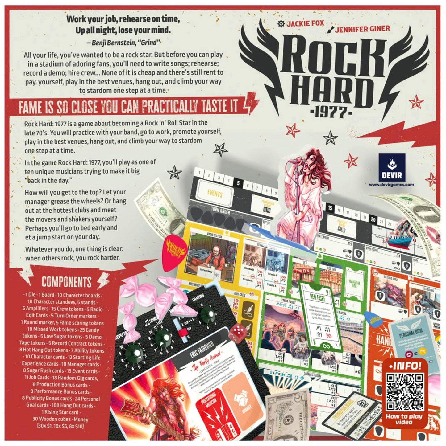 Rock Hard 1977 by Jackie Fox