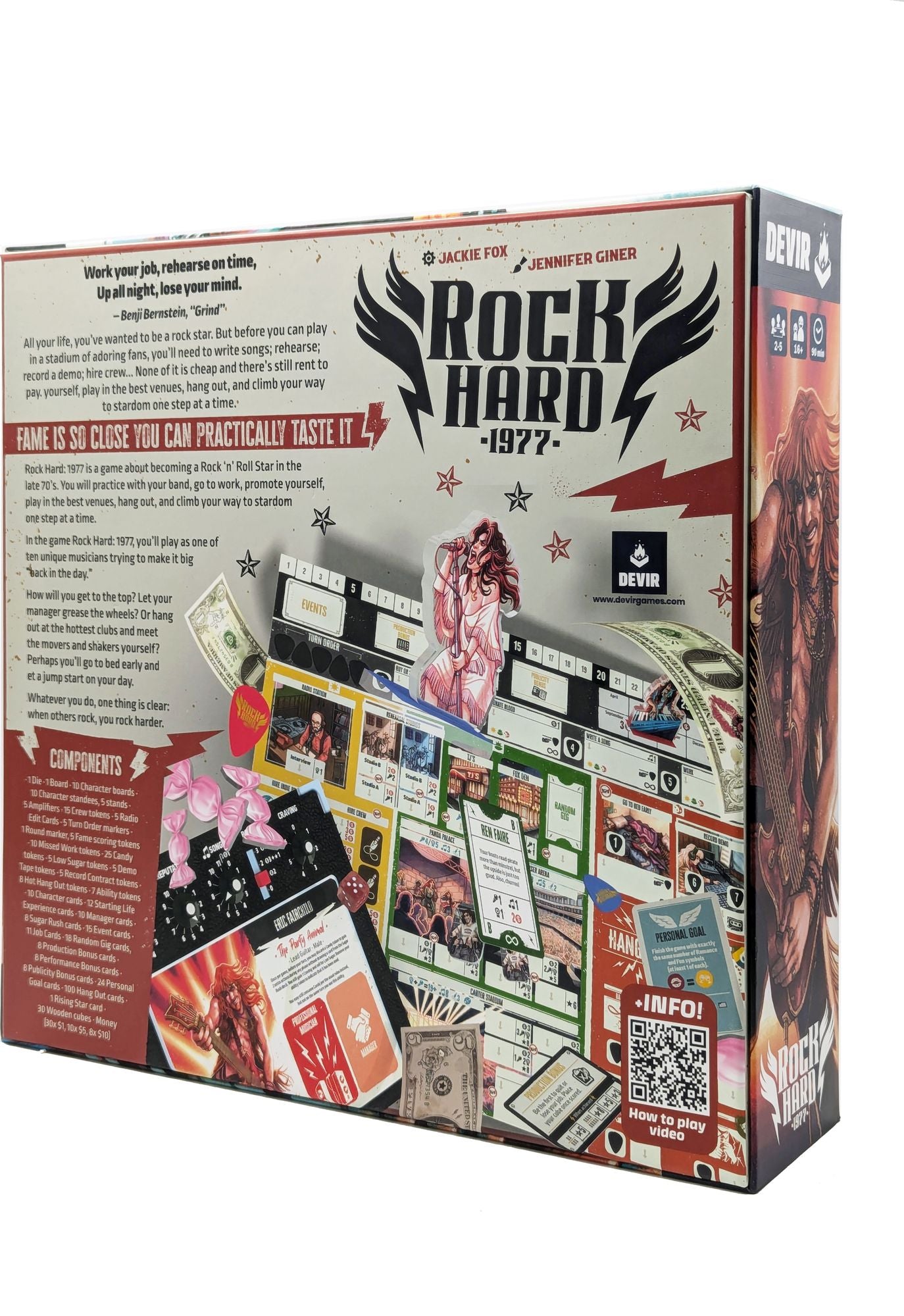 Rock Hard 1977 by Jackie Fox