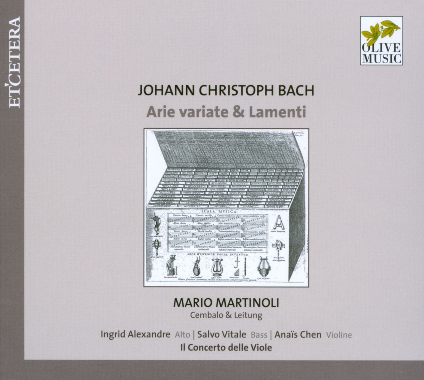 Johann Christoph Bach: Arie variate & Lamenti