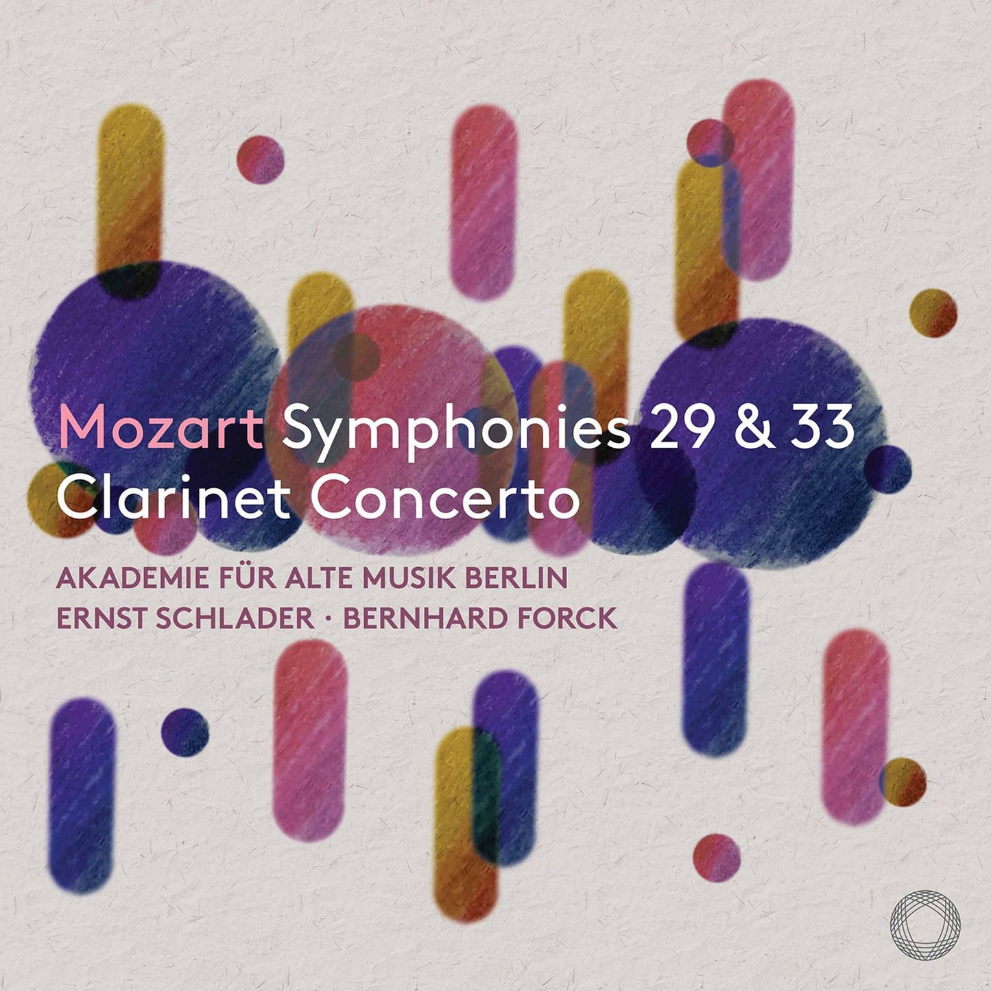 Symphonies Nos. 29 & 33 Clarinet Concerto (Mozart / Forck / Schlader)