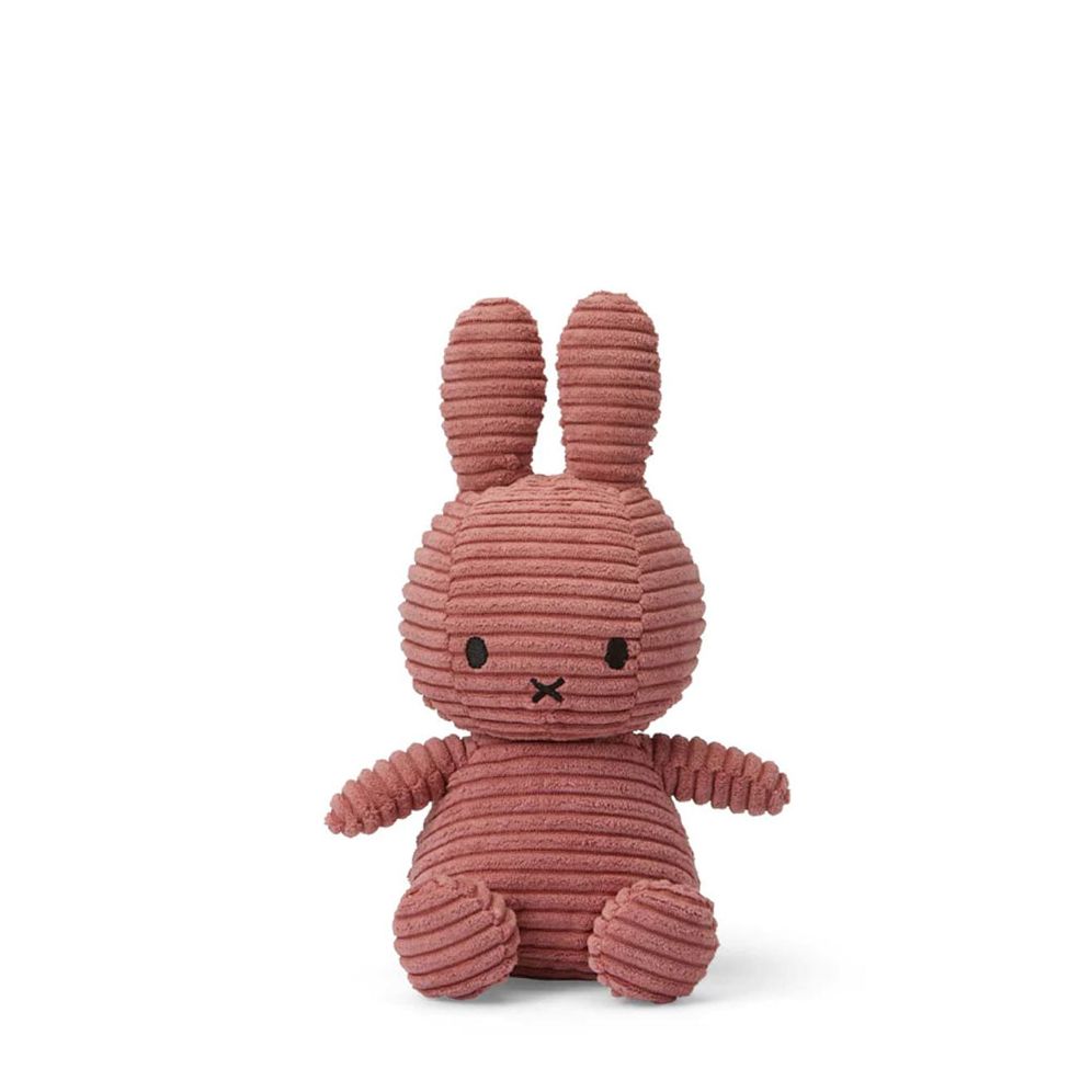 Plush MIFFY Sitting Corduroy Dusty Rose 9''