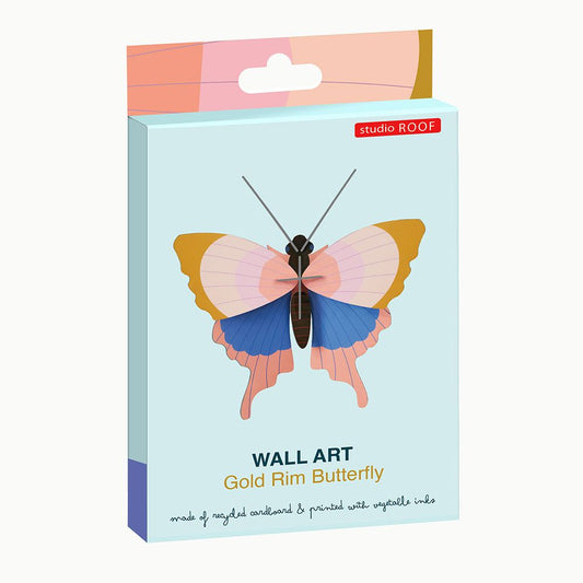 STUDIO ROOF GOLD RIM BUTTERFLY