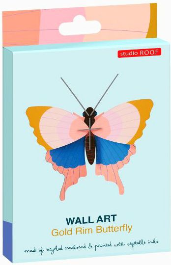 STUDIO ROOF GOLD RIM BUTTERFLY