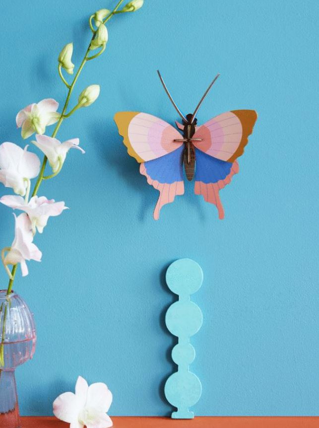 STUDIO ROOF GOLD RIM BUTTERFLY