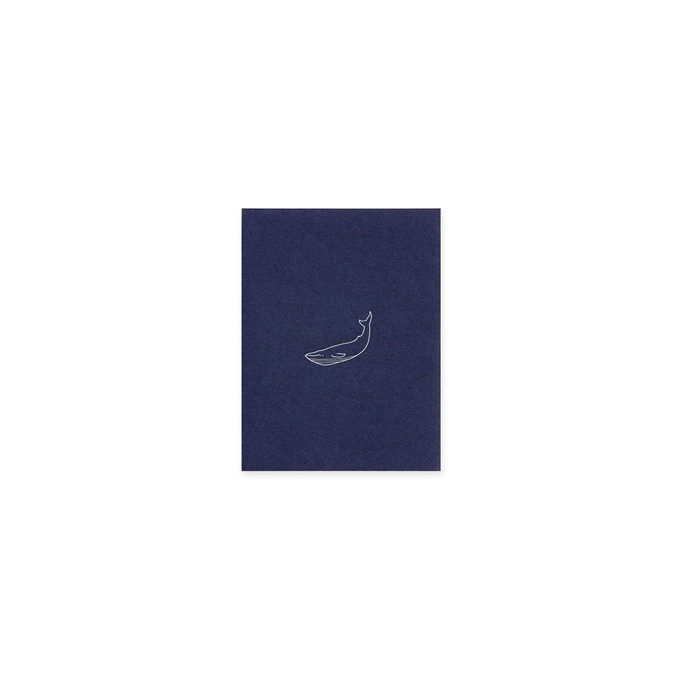 Whale Save Me Blank Journal
