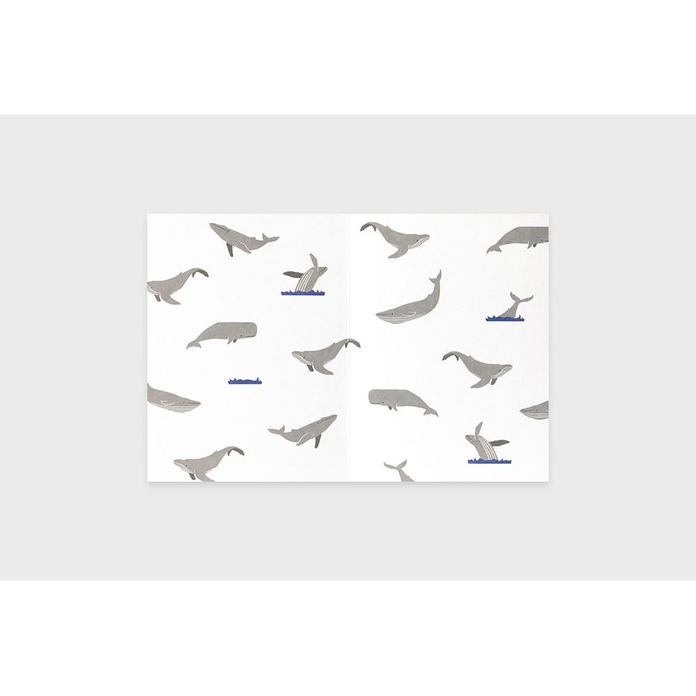 Whale Save Me Blank Journal