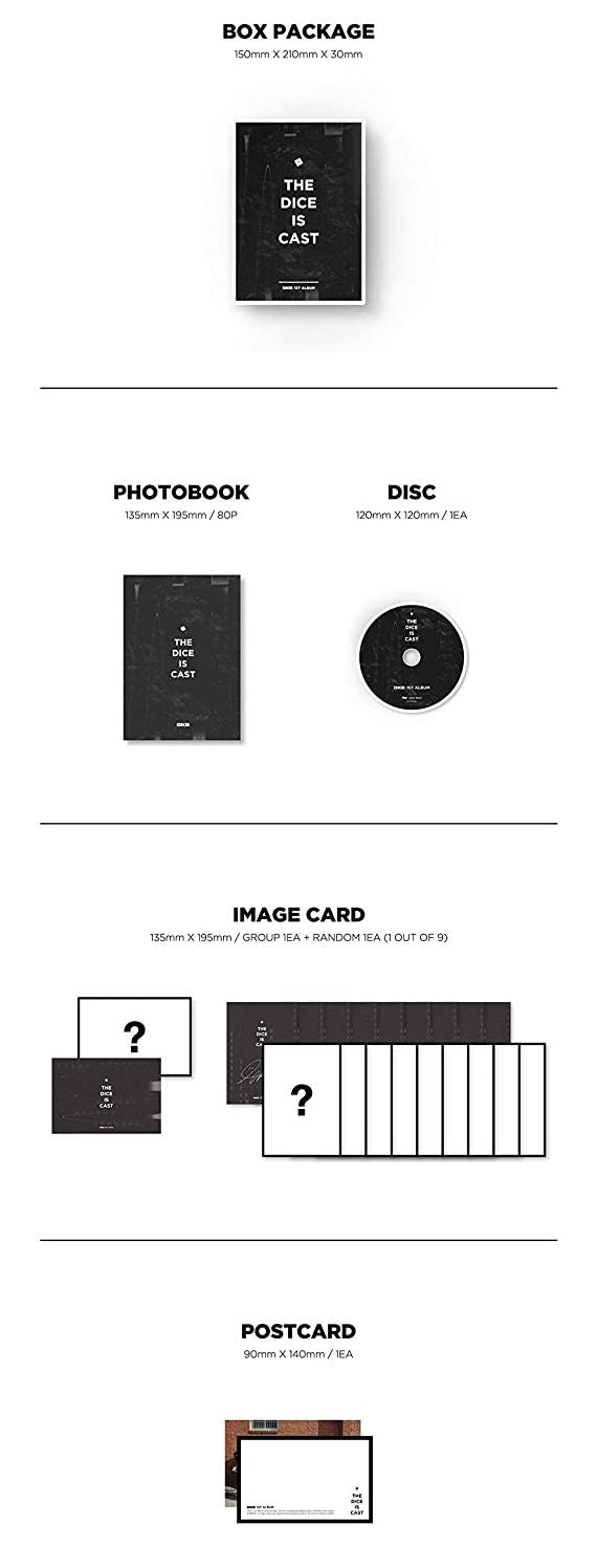 The The Dice Is Cast (incl. Photobook, 2pc Image Card, Postcard, Sticker, Photocard, Photo Stand + Film Photocard)