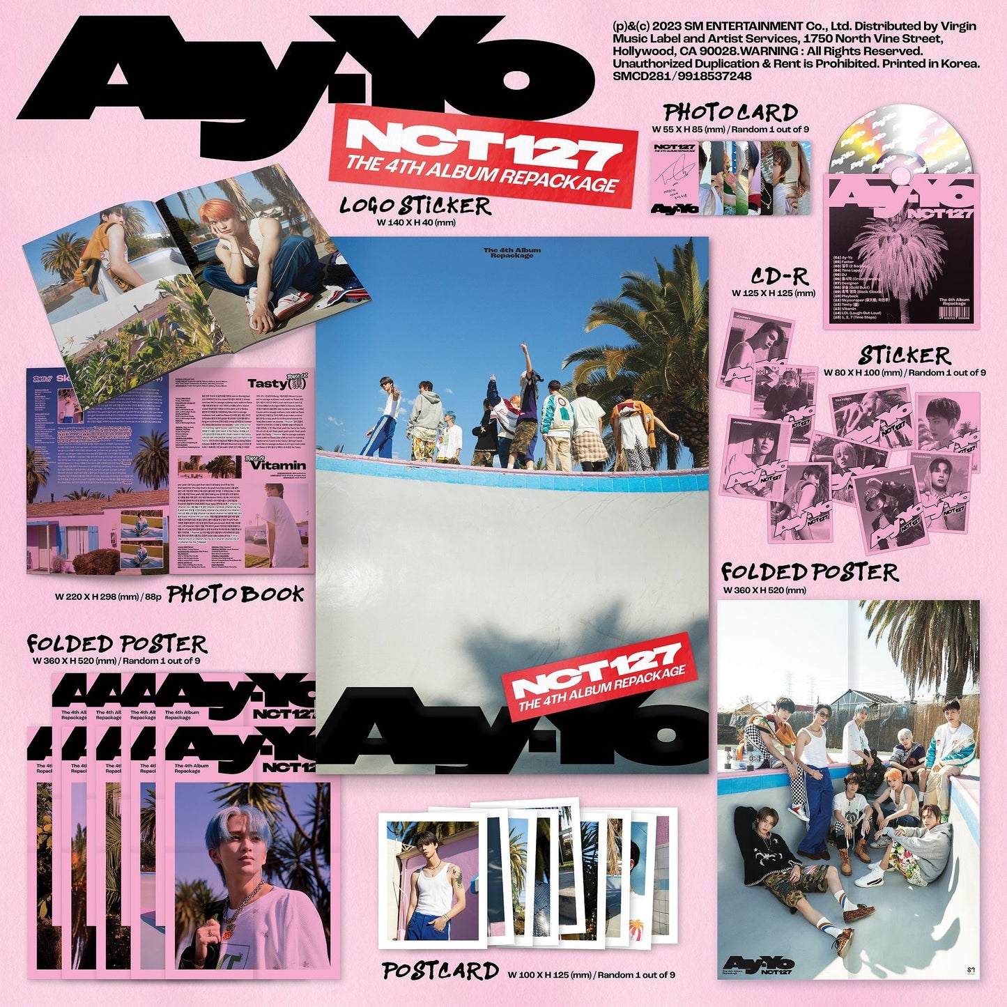 4Th Album Repackage 'Ay-Yo' [A Ver.] (Post) (Stic)