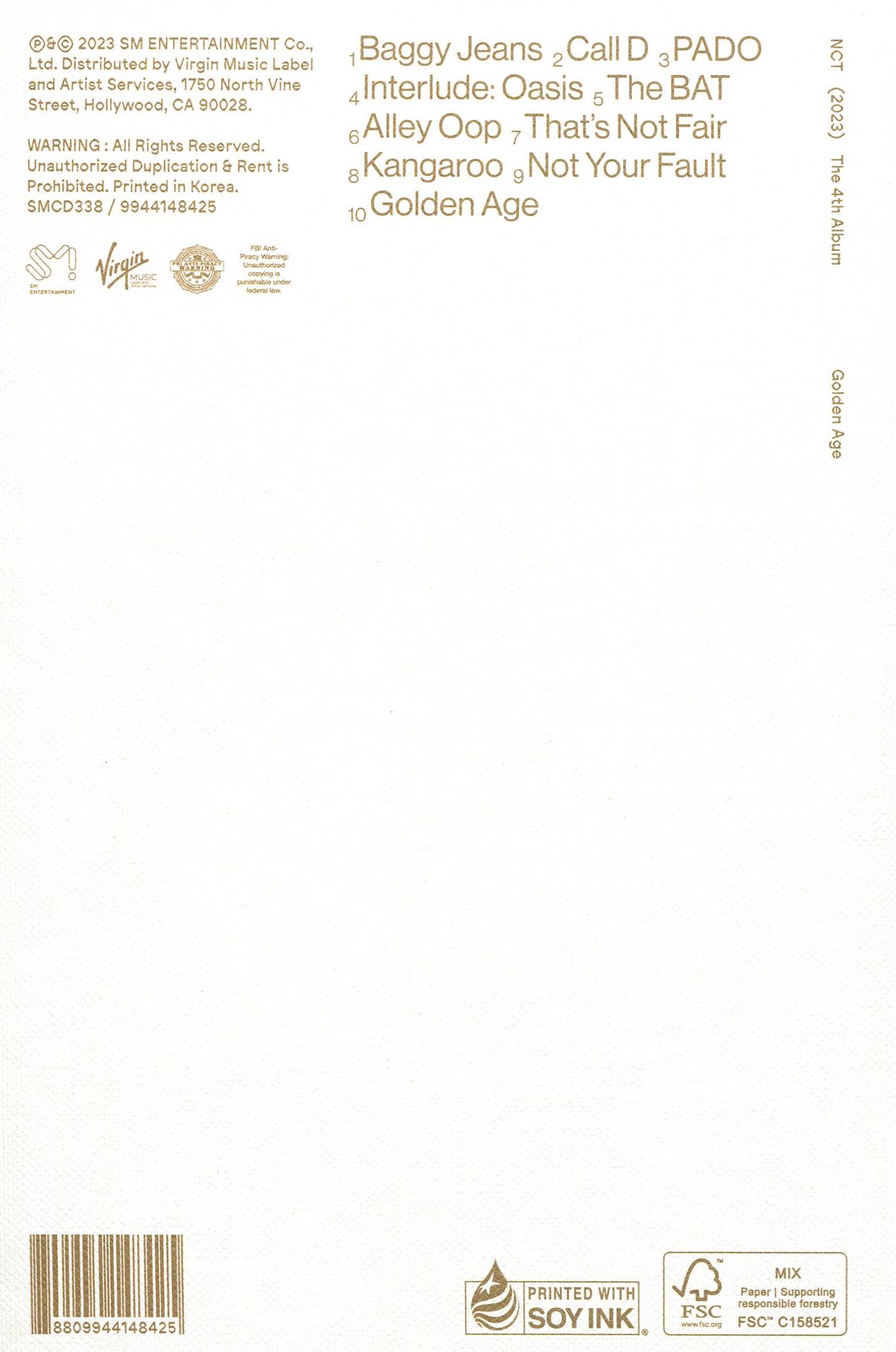 4Th Album 'Golden Age' (Archiving Ver.) (Stic)