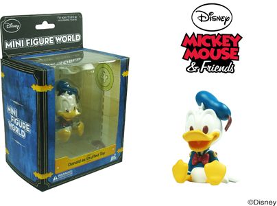 Donald as Stuffed Toy Disney Mini Figure World
