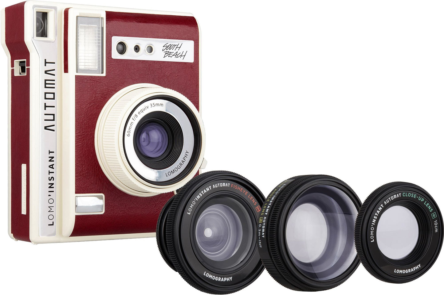 Lomo'instant Automat & Lenses South Beach Red