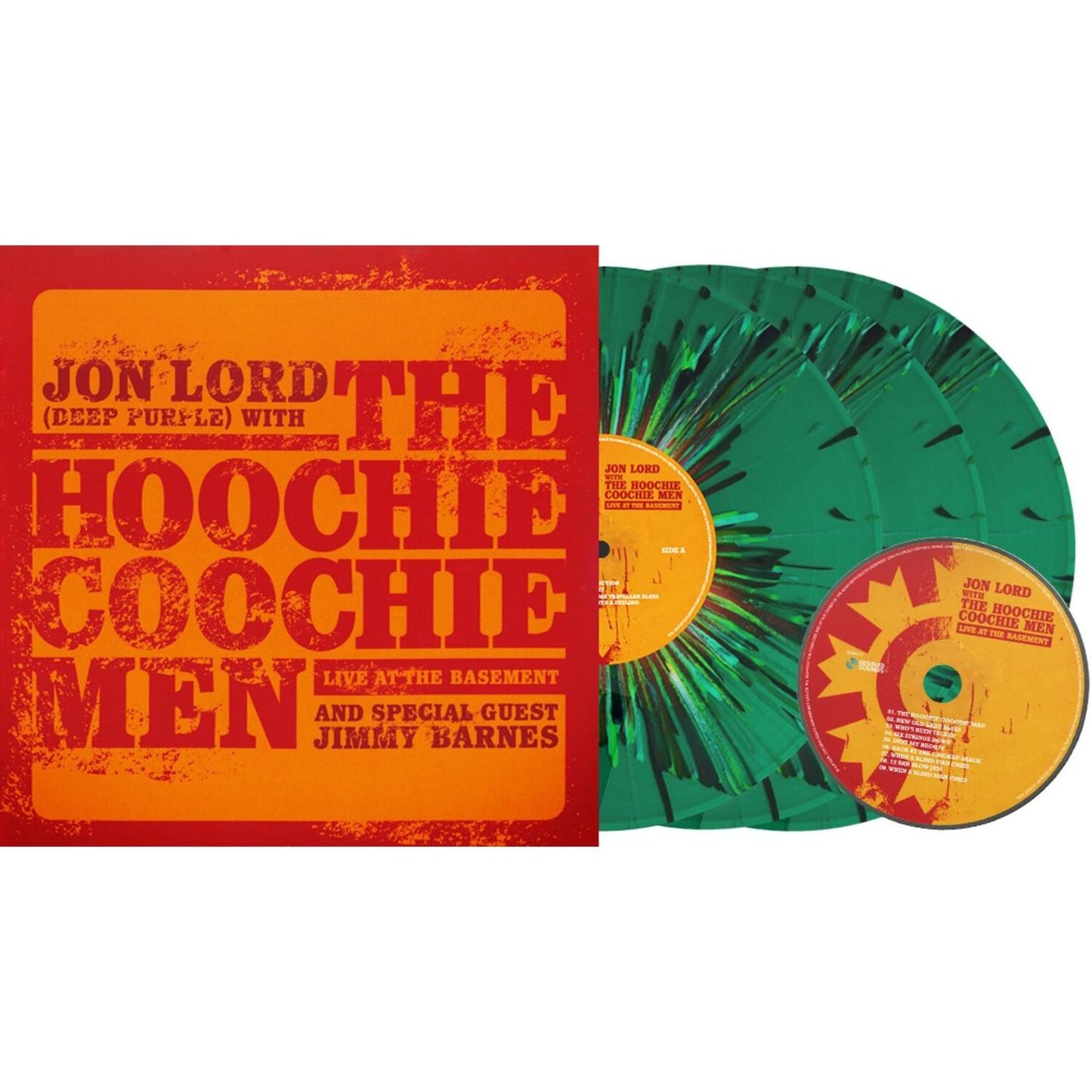 Live At The Basement - Splatter Vinyl + Cd (Jon Lord / Hoochie Coochie Men / Jimmy Barnes)