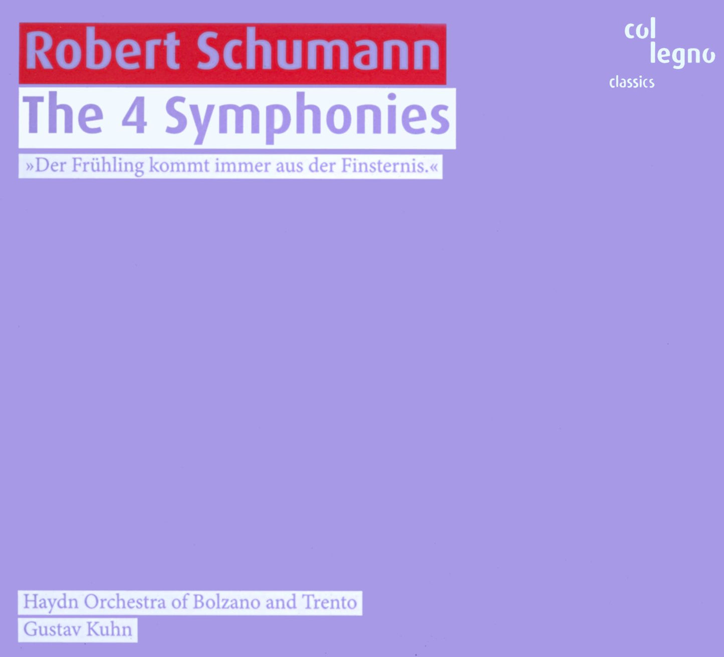 Schumann: The 4 Symphonies