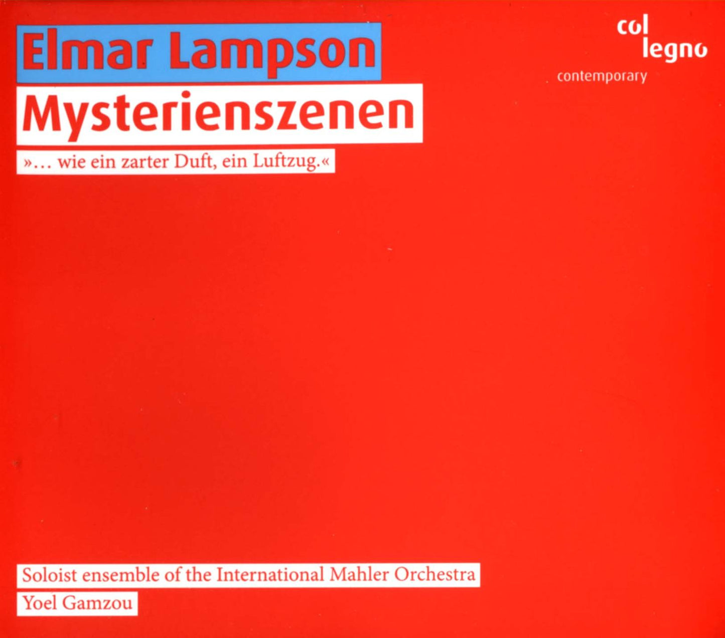 Elmar Lampson: Mysterienszenen