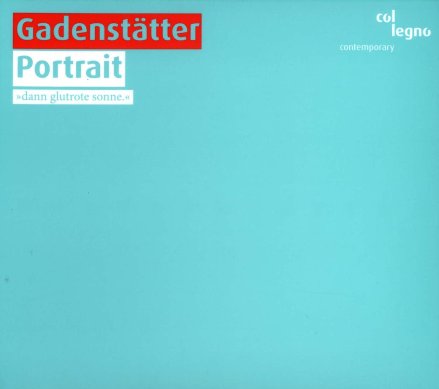 Clemens Gadenst?tter: Portrait