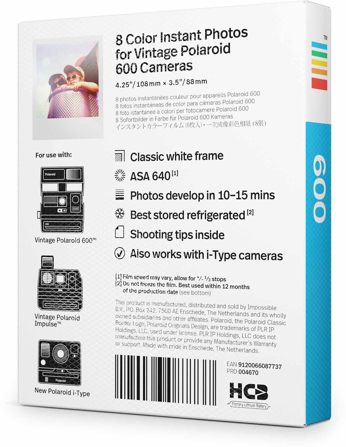 Color Film for 600