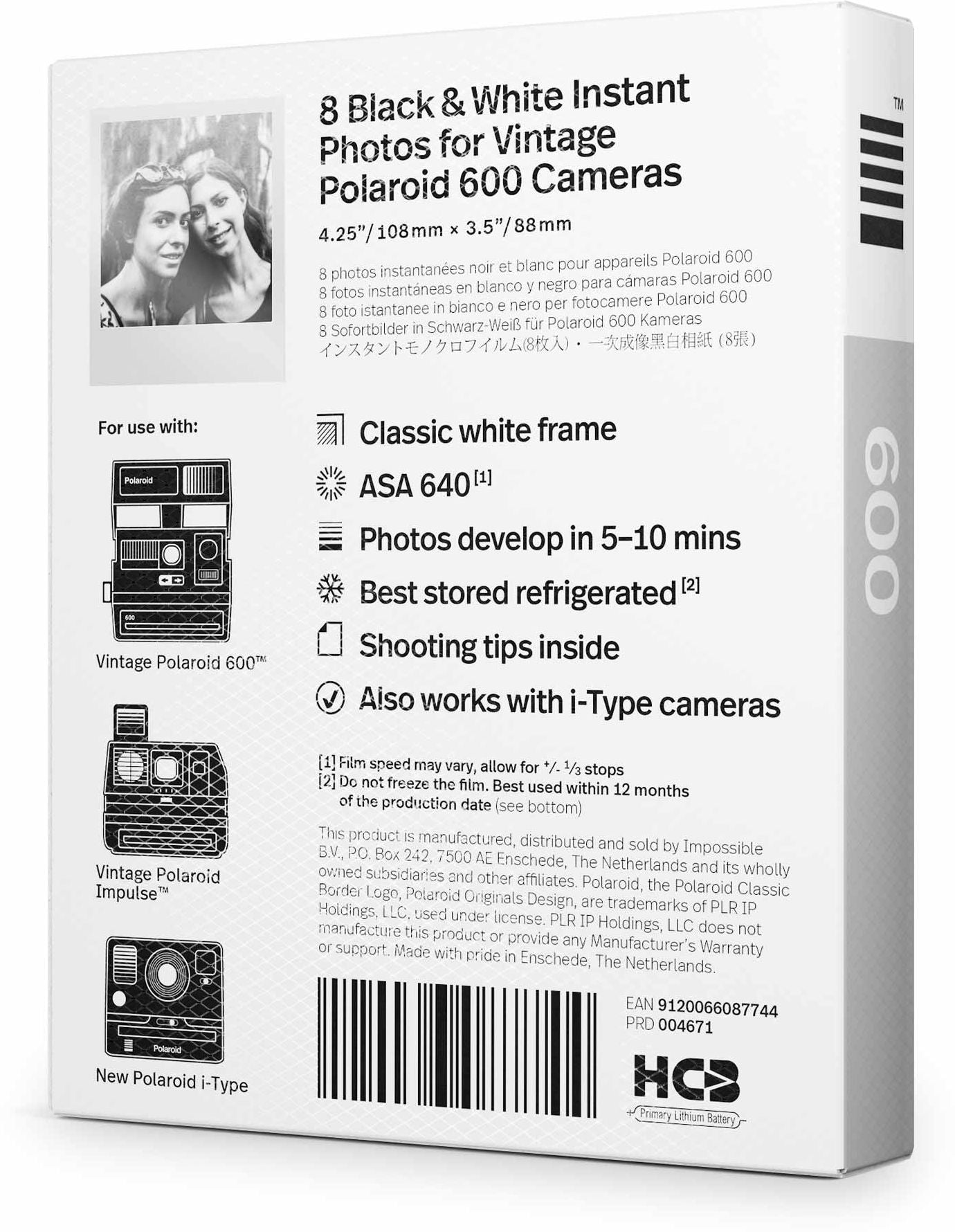 B&W Film for 600