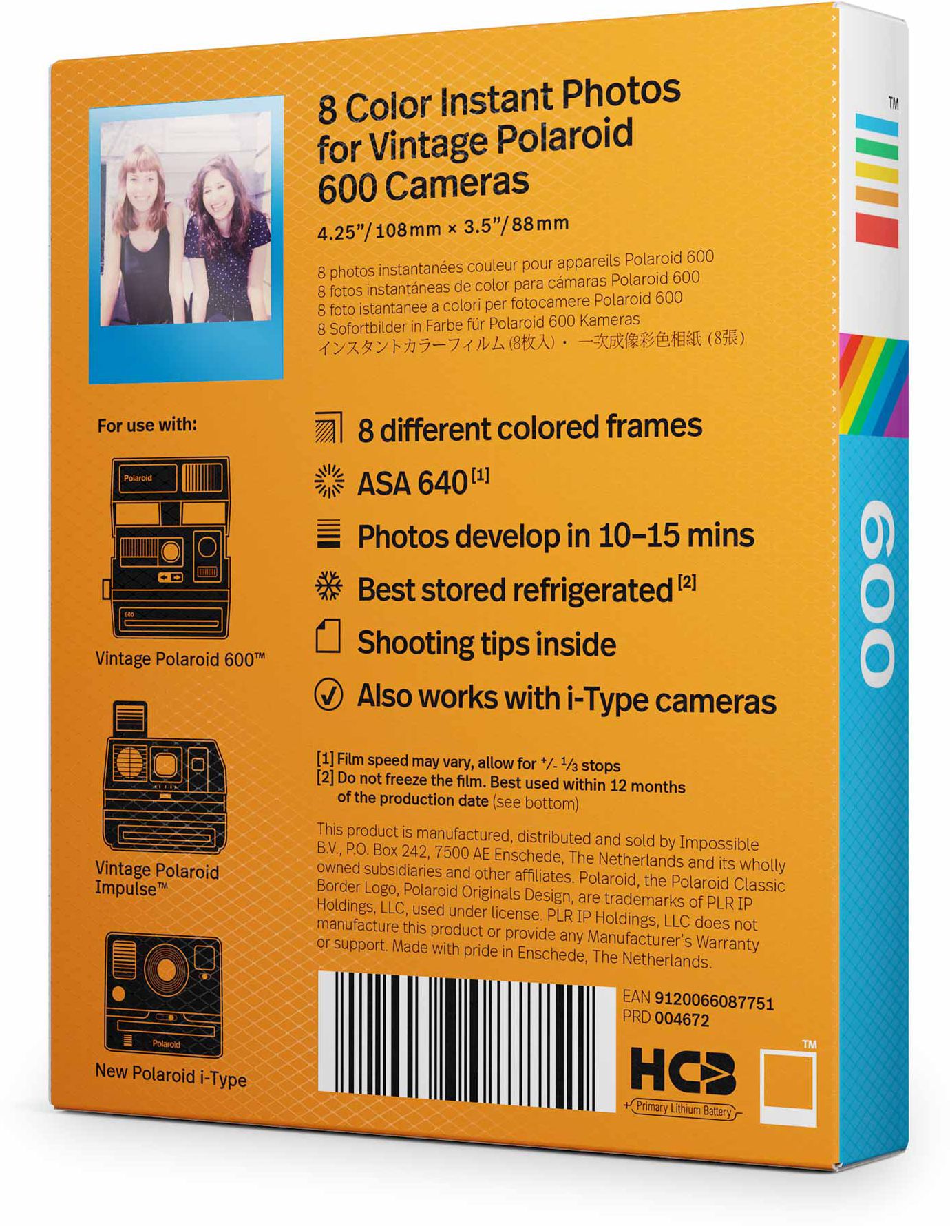 Color Film for 600 Color Frame