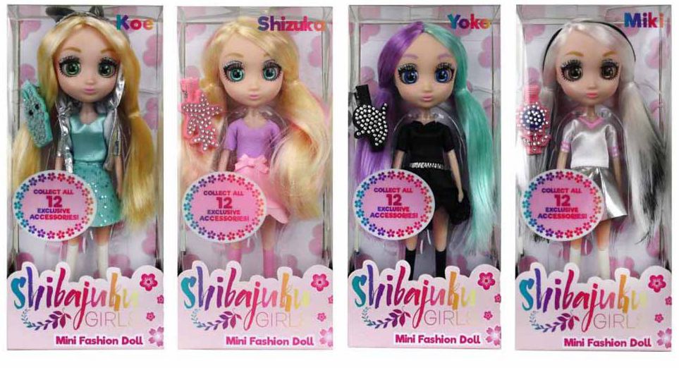 Shibajuku 6'' Shiba- Cuties Fashion Doll Assortment