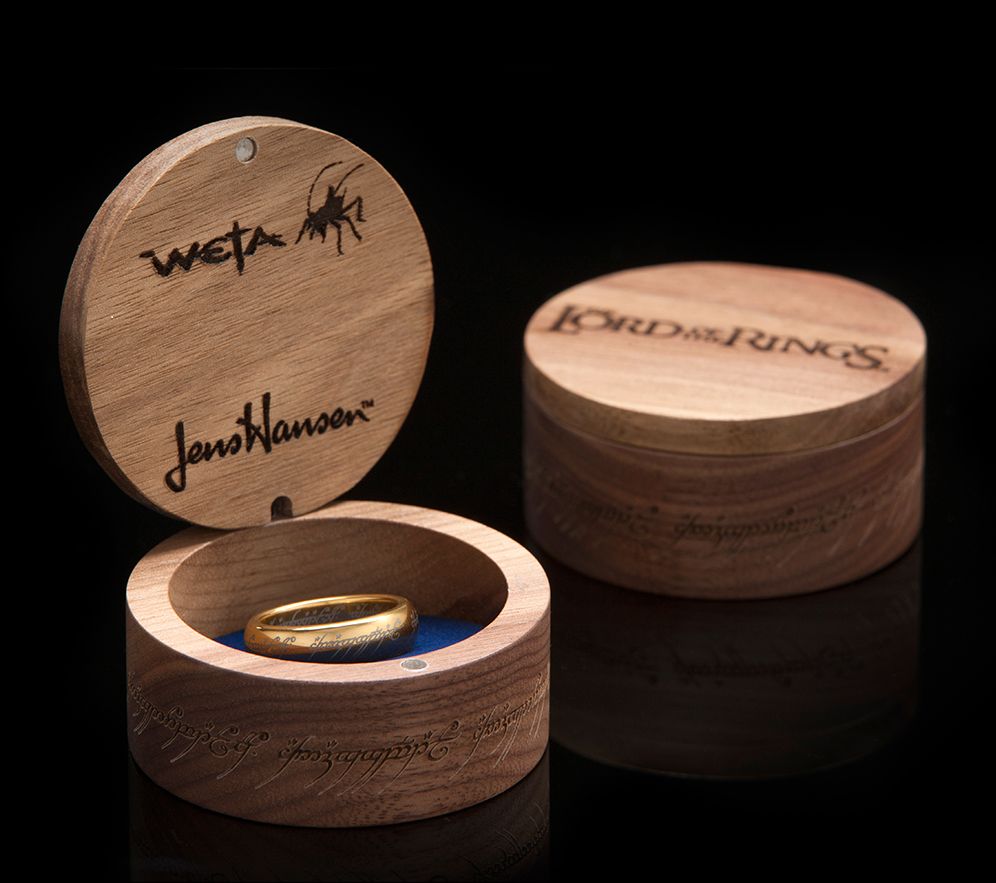 LotR The One Ring Gold Plated Tungsten
