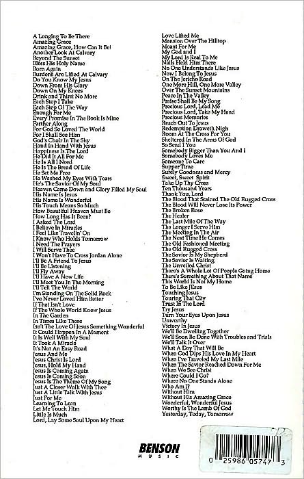 The Best of Gospel Hymnal: Includes of 100 Songs